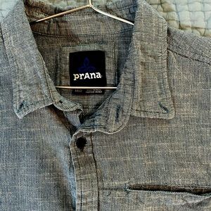 Prana men’s medium short sleeve button shirt